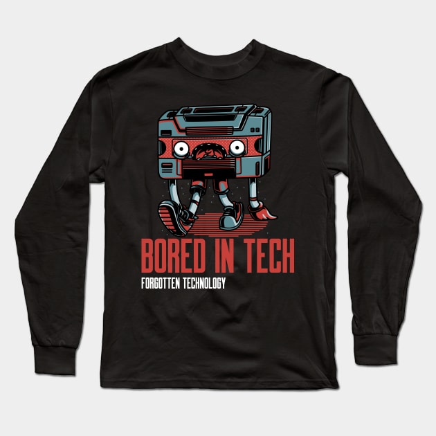 Bored In Tech Long Sleeve T-Shirt by TheWaySonic